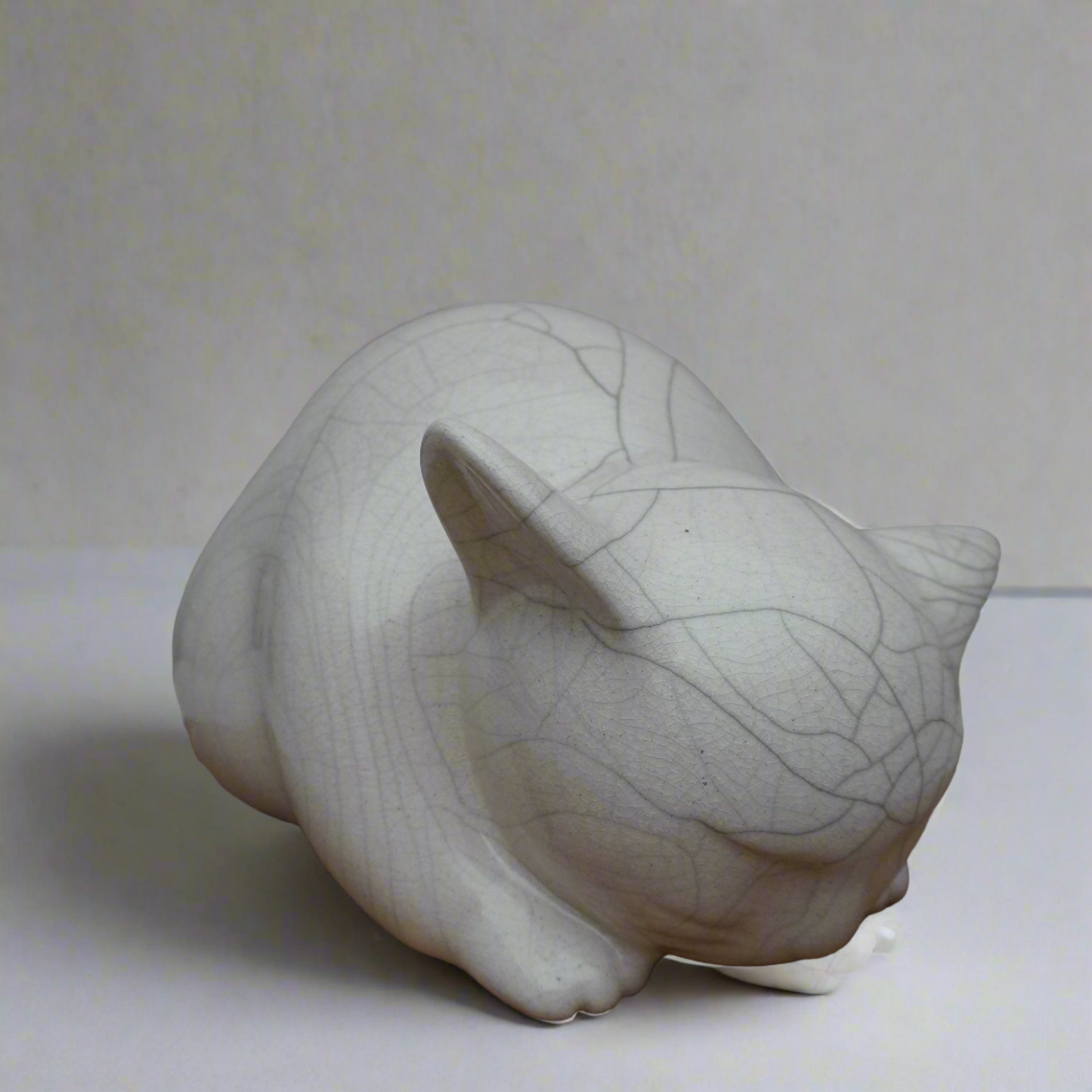 White Crackled Cat (SKU:24040103)