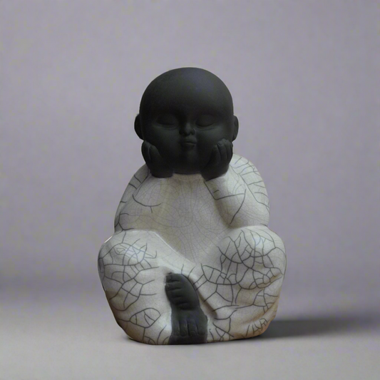 Baby Buddha with Hands in His Cheeks (SKU:24040108)