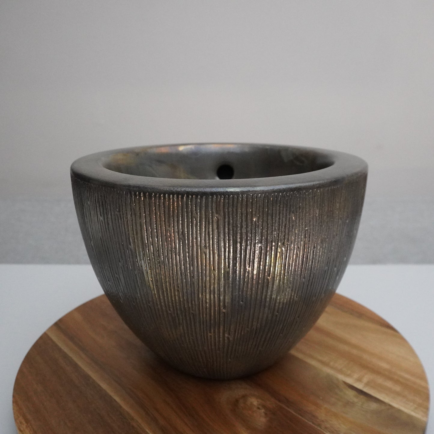 Threaded Silver Pot (SKU:24040117)