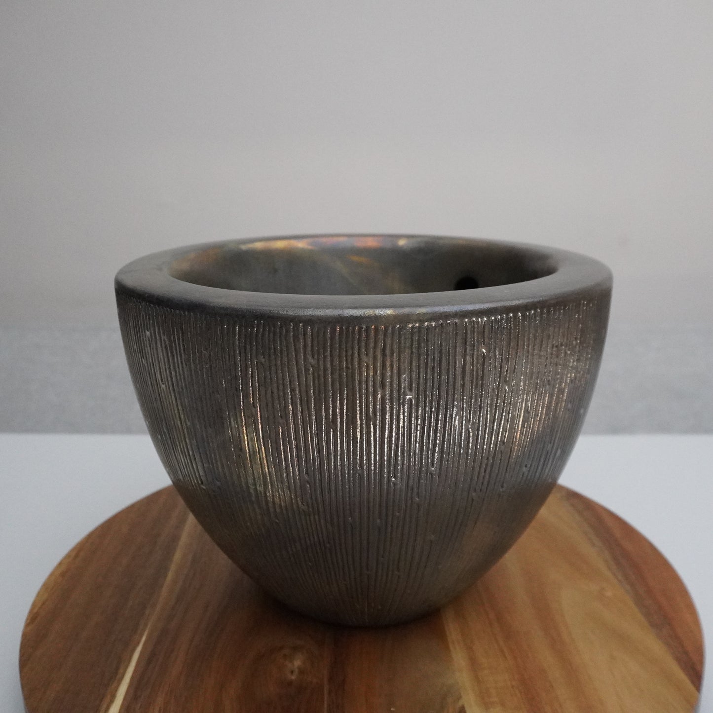 Threaded Silver Pot (SKU:24040117)