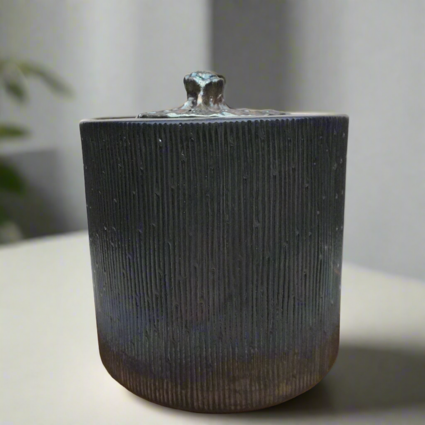 Threaded, Cylindrical Silver Vessel (SKU:24040123)